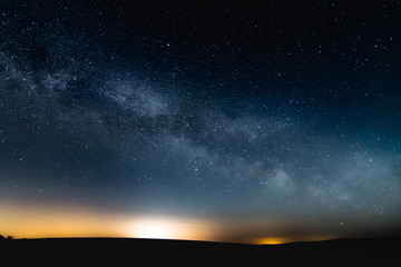 Fototapeta na wymiar Milky Way Galaxy Exmoore