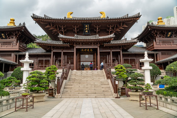 Fototapeta premium Chi Lin Nunnery, Hong Kong.