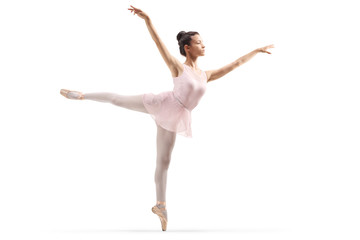 Fototapeta premium Beautiful ballerina dancing