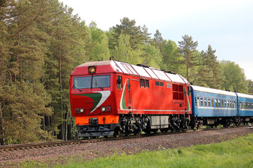 passenger locomotive