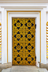 detail of Catholic Church door