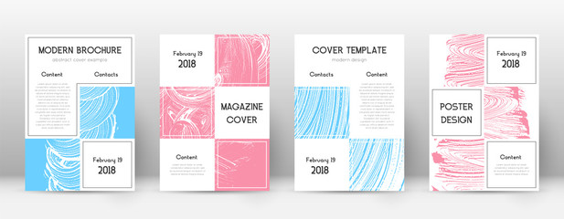 Cover page design template. Business brochure layo