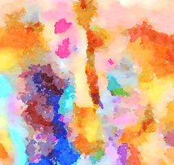 Abstract painting, Wall art, Canvas print, Oil paint, Modern drawing, Textured brushstrokes, Contemporary impressionism style, Warm fancy colors, Psychedelic design pattern, surreal fine art texture