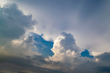 beautiful blue sky with clouds background.Sky clouds.Sky with clouds weather nature cloud blue