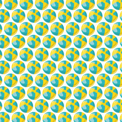 beach balloons plastic pattern background