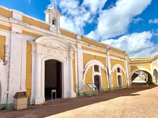 View of Castillo San Felipe del Morro, also known as El Morro in Old San Juan Puerto Rico