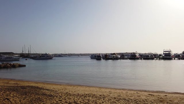 Yacht bay. Sharm el Sheikh, Egypt, Africa