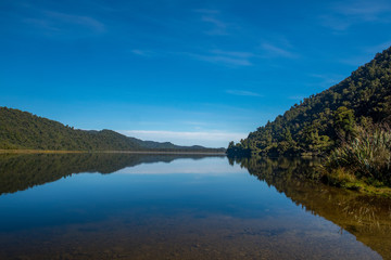 Lake Reflections in New Zealand