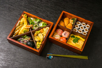 典型的な弁当　japanese Typical lunch box(bento)