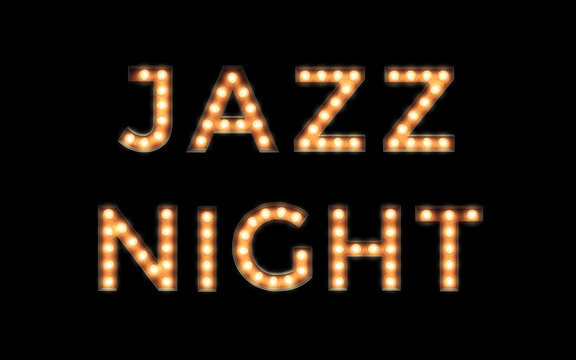 Jazz Night - Nightclub Sign