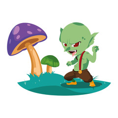 ugly troll in the camp magic character