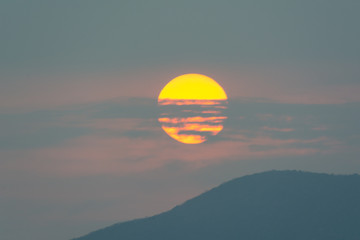 atardecer