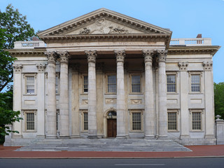 Fototapeta na wymiar Historic First Bank of the United States, Philadelphia, constructed 1790