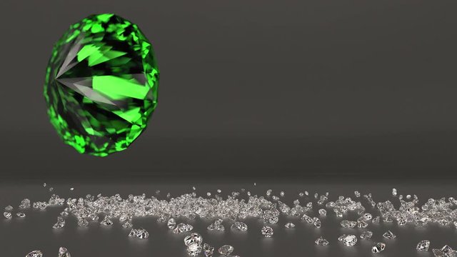 Light-Star - Demantoid Garnet Left