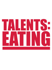 kochen talents eating essen lecker hunger fett dick übergewicht diät fressen talentlos koch schürze grillen meister chef lustig logo