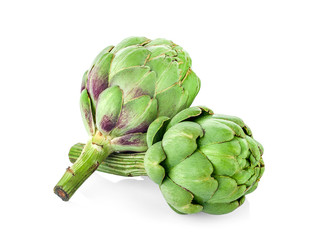 artichoke an isolated on white background