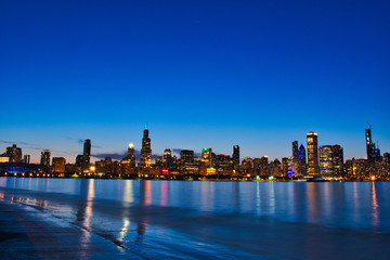 Fototapeta na wymiar Chicago Skyline 