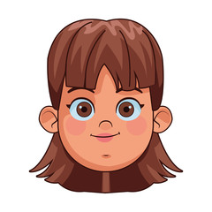 girl face avatar profile picture