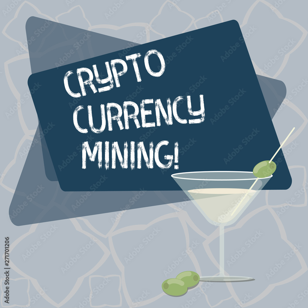 Poster writing note showing crypto currency mining. business photo showcasing recording transaction record 
