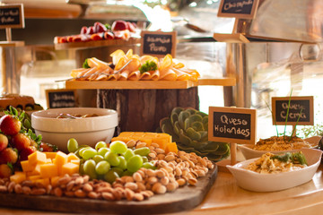 Buffet de frutas 