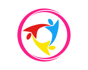 Adoption Logo community logo template vector icon