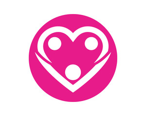 Adoption Logo community logo template vector icon