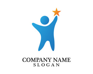 Success People Logo Template Design Vector