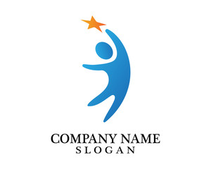 Success People Logo Template Design Vector