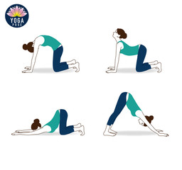 ヨガ　ポーズ　セット