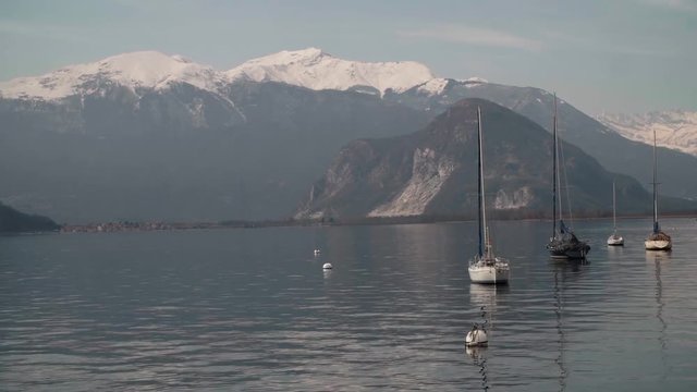 Boats on Lago Maggiore