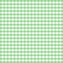 Gingham check seamless pattern in pastel green and white, EPS8 file includes pattern swatch that seamlessly fills any shape, for arts, crafts, decorating, fabrics, tablecloths, curtains, baby nursery