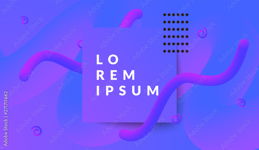 Poster vector abstract color stylish modern wave background image, gradient fill, background image template