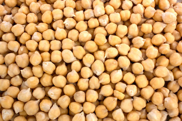 healthy food chickpeas background. chickpeas texture