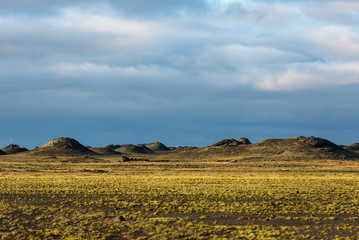 Eldhraun lava field in Iceland