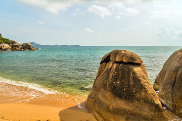 Palm Beach In Tropical Paradise Island