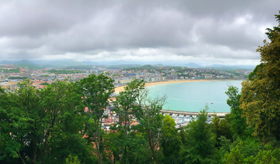 San Sebastian from Mount Urgull