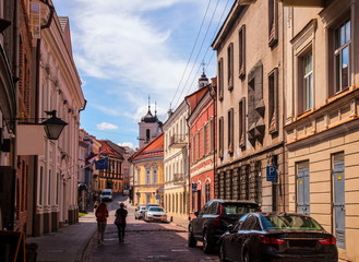 Street in Vilnius Old Town
