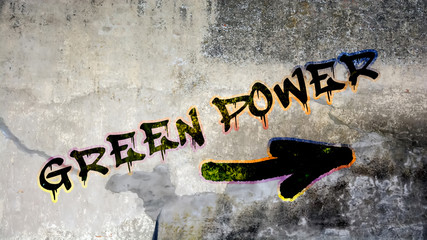 Wall Graffiti to Green Power