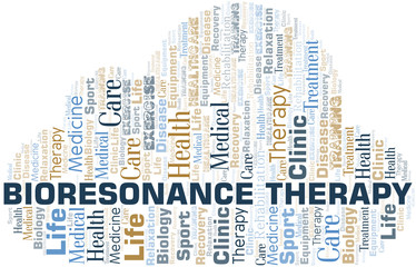 Bioresonance Therapy word cloud. Wordcloud made with text only. - 271718093