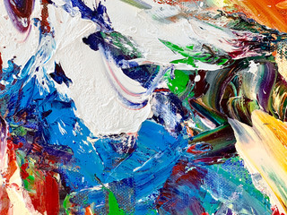 abstract oil paint texture on canvas, background
