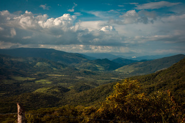 Fototapeta premium view of mountains