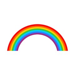 Rainbow Logo, sign, icon