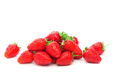 Strawberry isolated on white background. Clipping Path