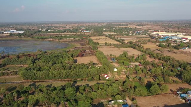 Tonle Bati Lake Landscape View in the Tonle Bati at Cambodia