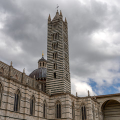 Fototapeta na wymiar UNESCO, Piazza del Duomo, Cathedrale Santa Maria Assunta, Siena, Provinz Siena, Toskana, Italien, Europa
