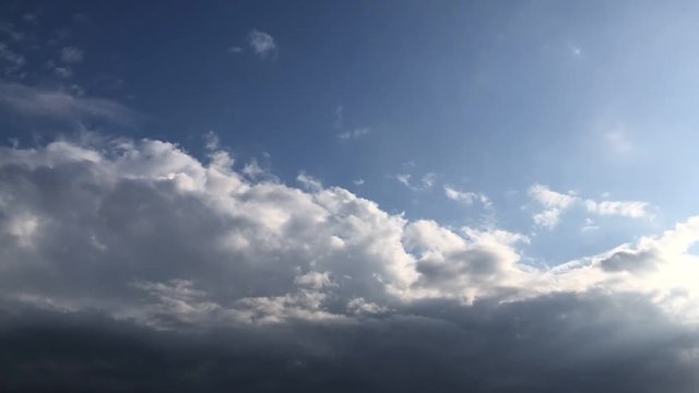 北海道の夏の空　タイムラプス