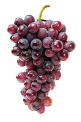 Grapes on white background 
