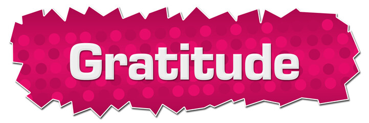 Gratitude Pink Dots Background Cutout Horizontal 