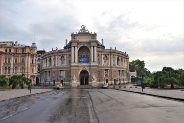 Fototapeta premium Odessa national theatre. Ukraine.