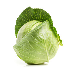 Obraz premium cabbage on white background